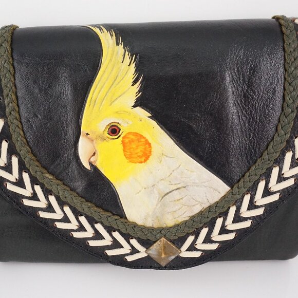 Handmade Cockatiel Crossbody Wallet - Picture 4 of 13